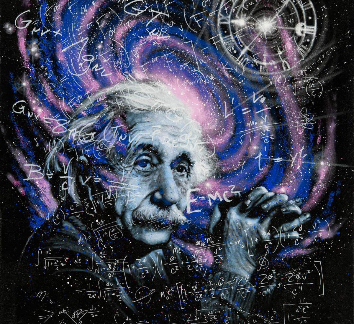 Mindset Explained - Einstein-Cosmic - Belief - Art